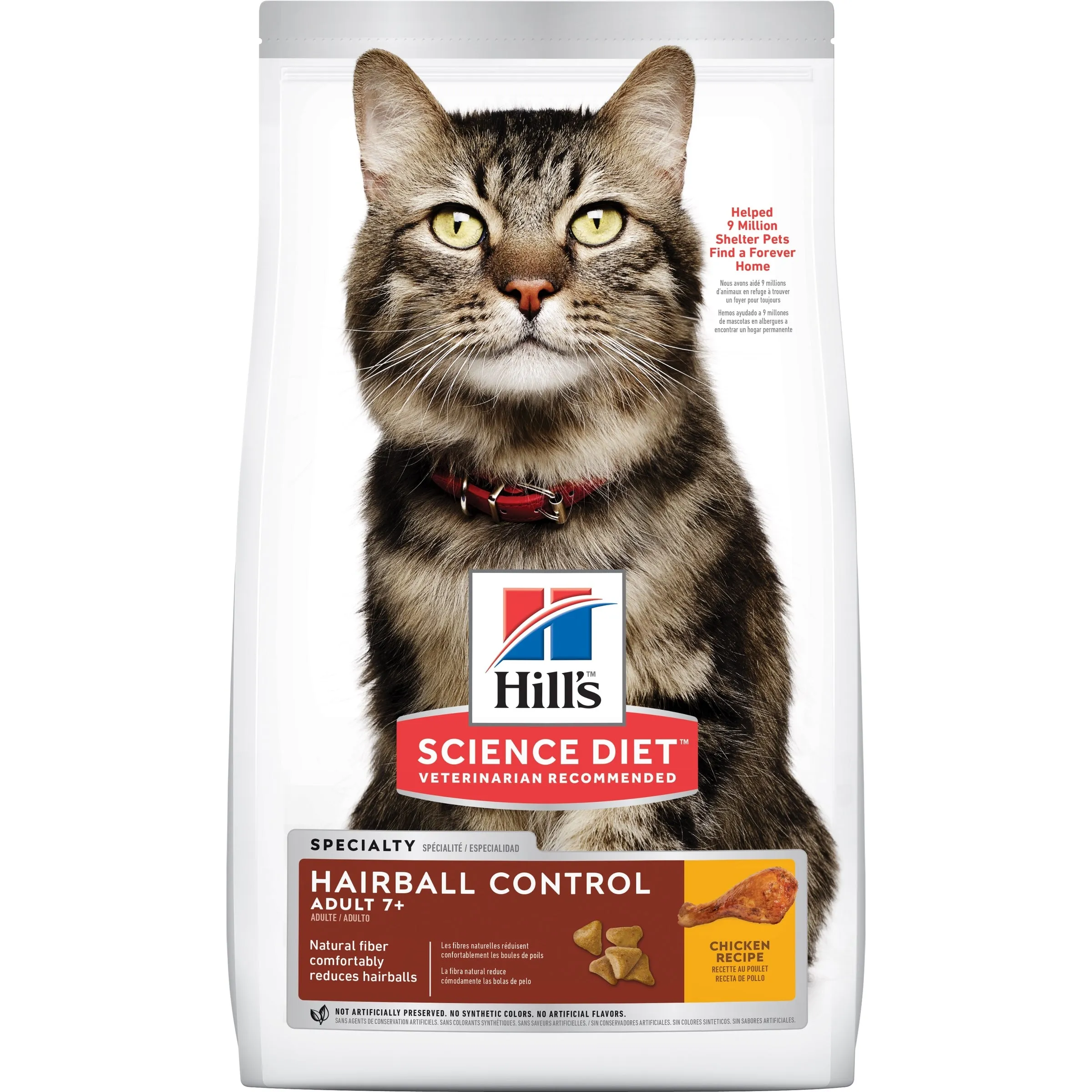 Hill's Science Diet Adult 7  Hairball Control Dry Cat Food 2kg