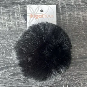 Ikigai Fiber Faux Luxe Pom Poms - XL Lux Black