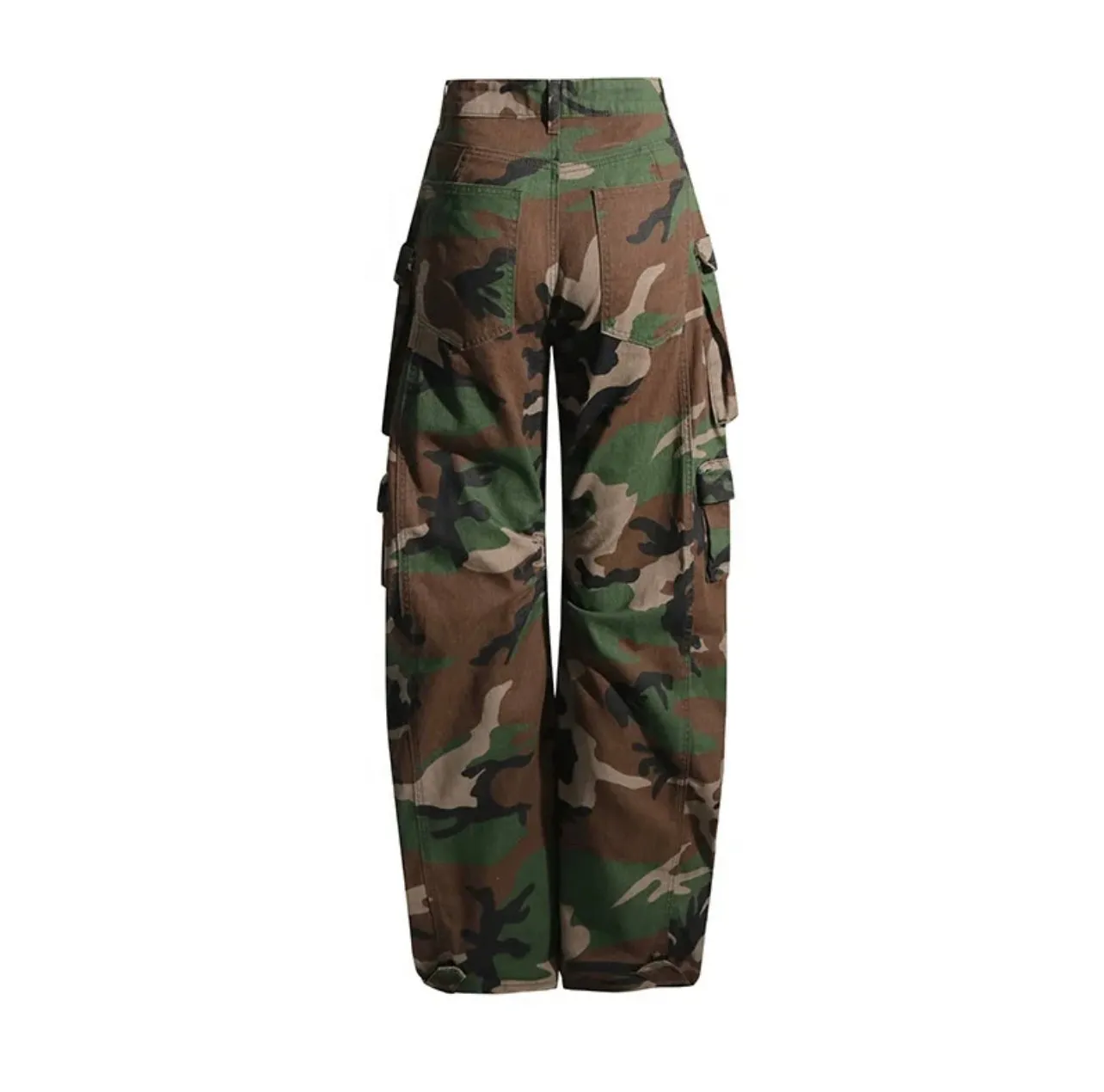 JANE CAMOUFLAGE CARGO PANTS
