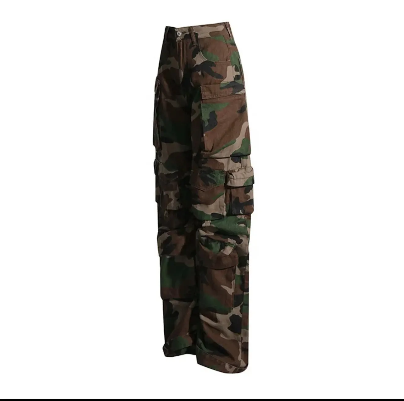 JANE CAMOUFLAGE CARGO PANTS