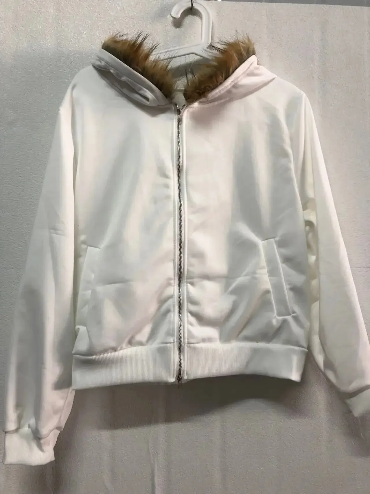 Joskaa 2024 New Loose Hoodie Coat Women Y2k Grunge Long Sleeve Double Zipper Cardigan Tops Fashion Vintage Slim Fit Jackets Mujer