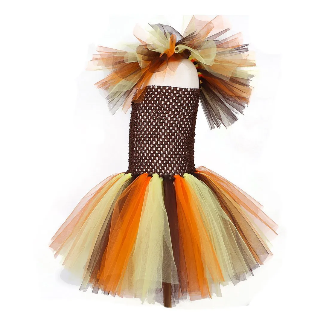 Jungle Safari  Tutu Dress Costumes for Girls Halloween Reindeer Tiger Lion Leopard