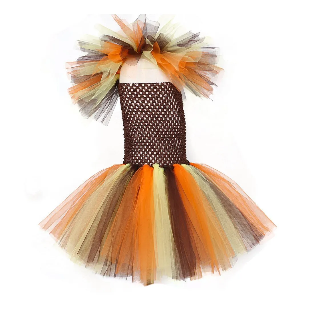Jungle Safari  Tutu Dress Costumes for Girls Halloween Reindeer Tiger Lion Leopard