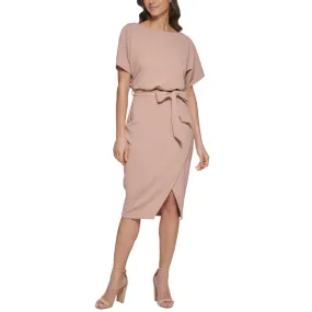KENSIE - Wrap Style Dolman Sleeve Dress