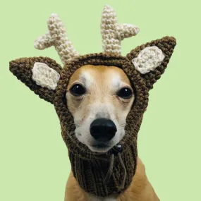 Knitted Reindeer Hat