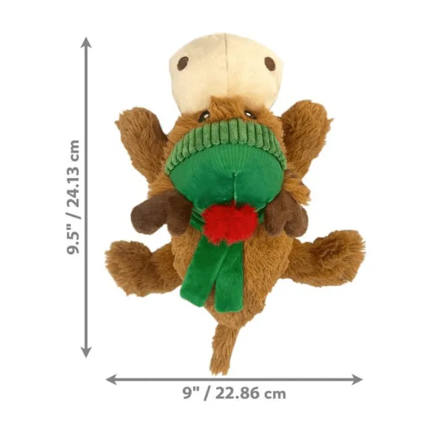 KONG Cozie Holiday Reindeer Medium Dog Toy