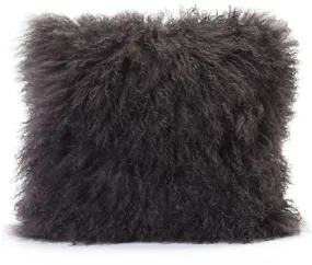 Lamb Fur Pillow Grey