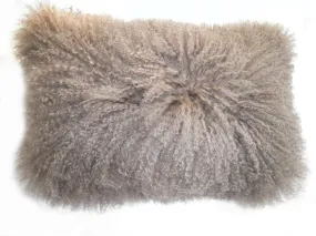 Lamb Fur Pillow Rect. Natural