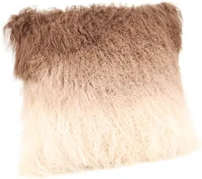 Lamb Fur Pillow Tan Spectrum