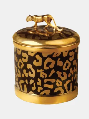 Leopard Candle