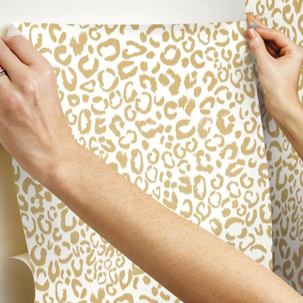 Leopard Peel and Stick Wallpaper