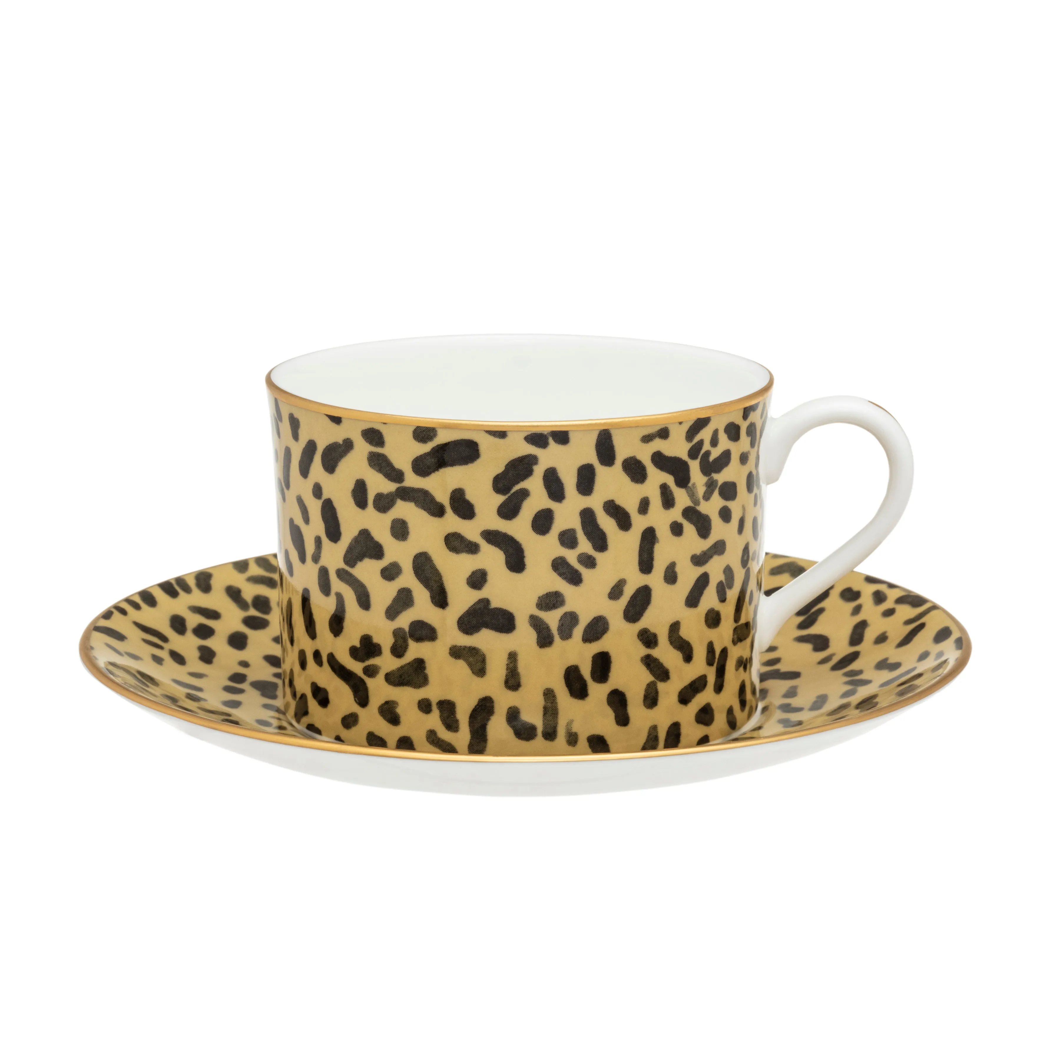 Leopard Print Teacup & Saucer