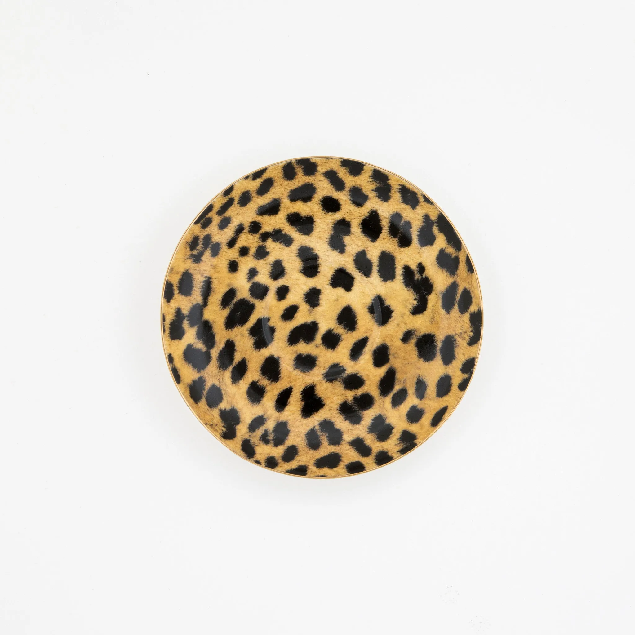 Leopard Print Teacup and Saucer