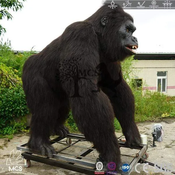 Lifelike Robotic Gorilla Animatronics Animal