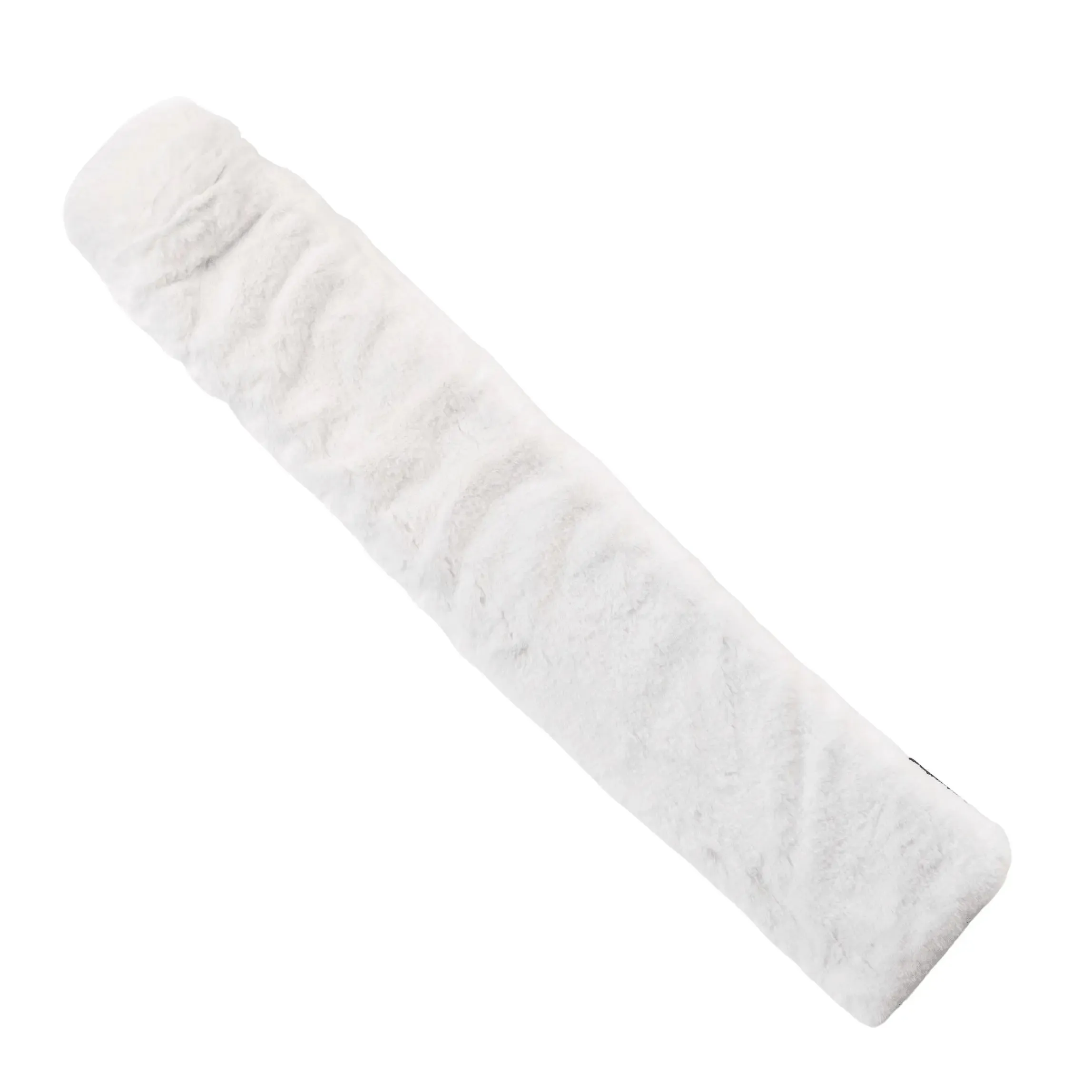 Long Silky Soft White Faux Fur Hot Water Bottle