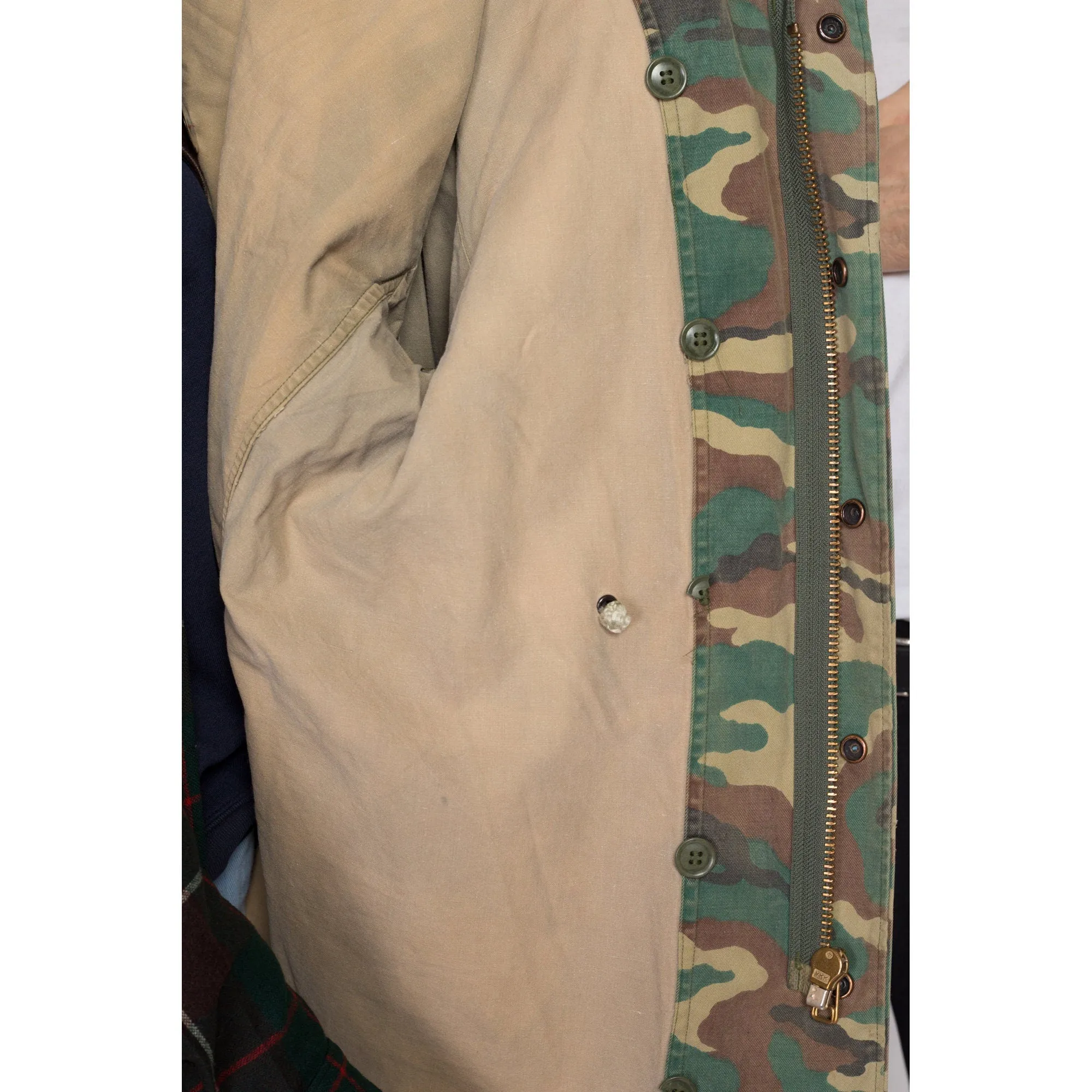 Medium 70s M65 Camo Army Field Jacket