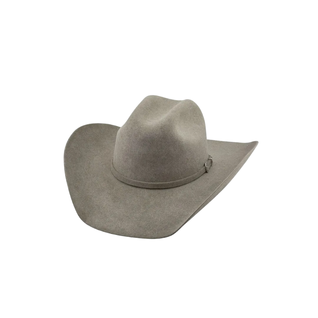 Milano Justin Bent Rail Kermit 6X Felt Cowboy Natural Hat