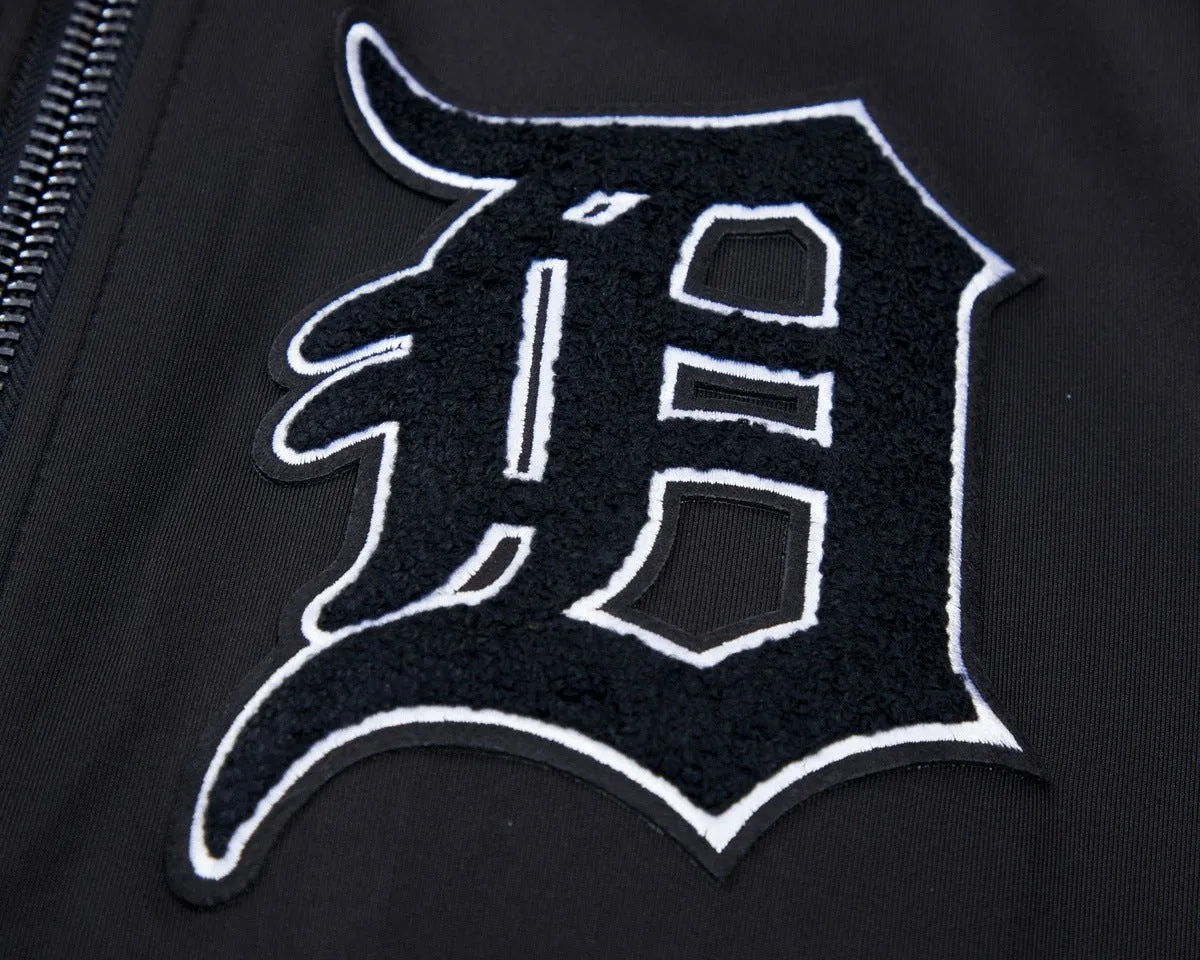 MLB DETROIT TIGERS CLASSIC MEN'S TRACK JACKET (BLACK)