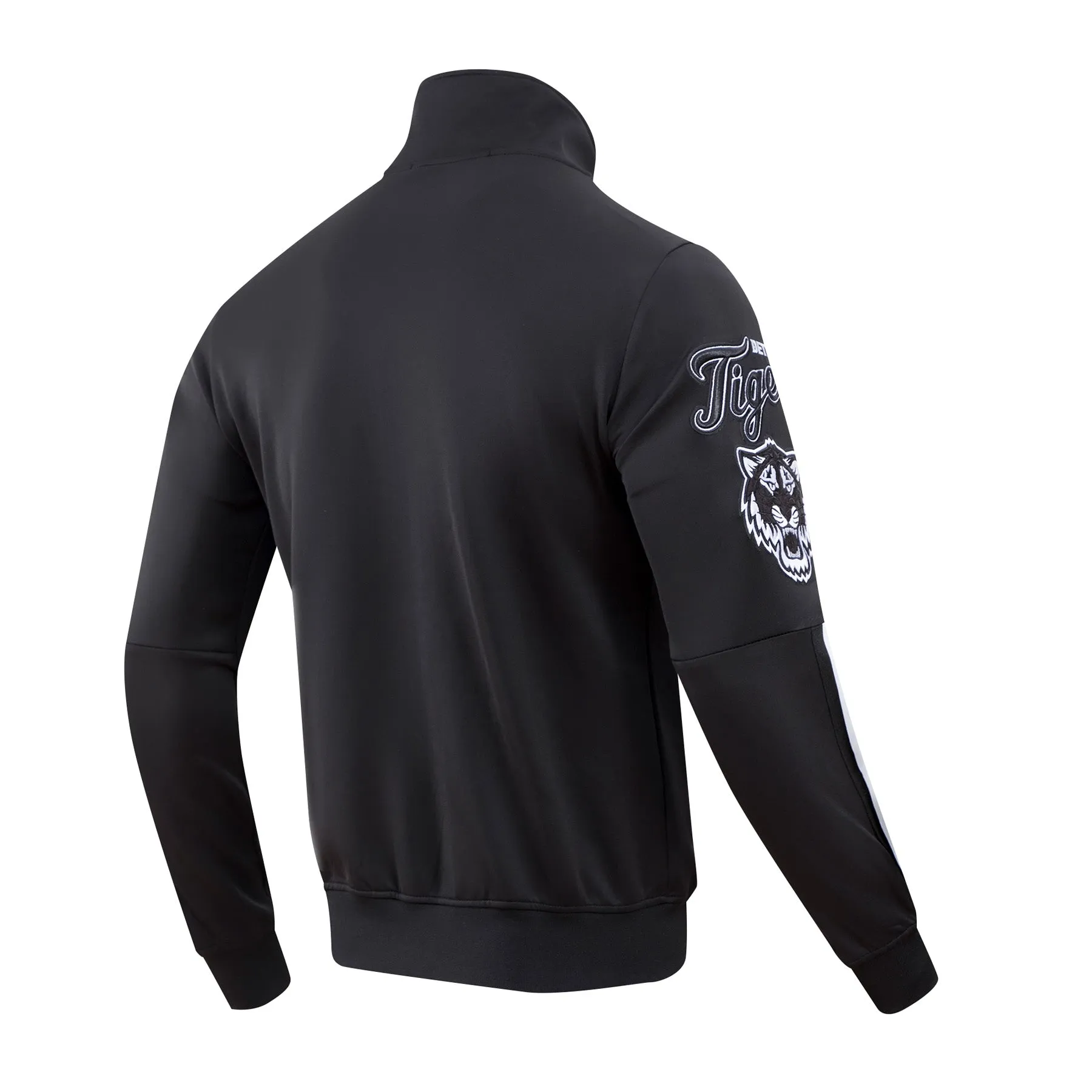 MLB DETROIT TIGERS CLASSIC MEN'S TRACK JACKET (BLACK)