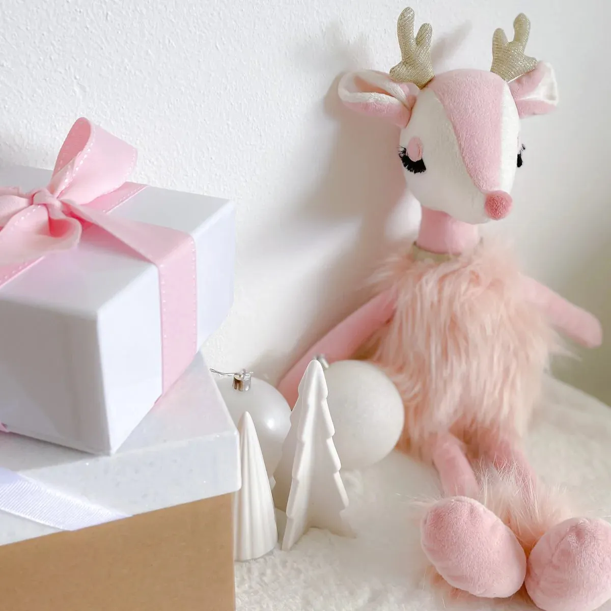Mon Ami Freija the Pink Reindeer Doll