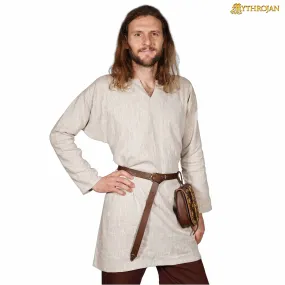 Mythrojan “Erik” Viking Baltic Linen Tunic : ideal for Viking, Anglo-Saxon and early medieval event, LARP, SCA & Reenactment