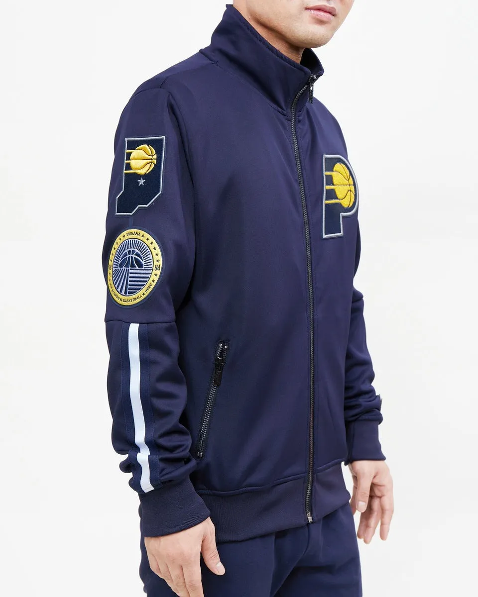 NBA INDIANA PACERS CLASSIC MEN'S TRACK JACKET (MIDNIGHT NAVY)