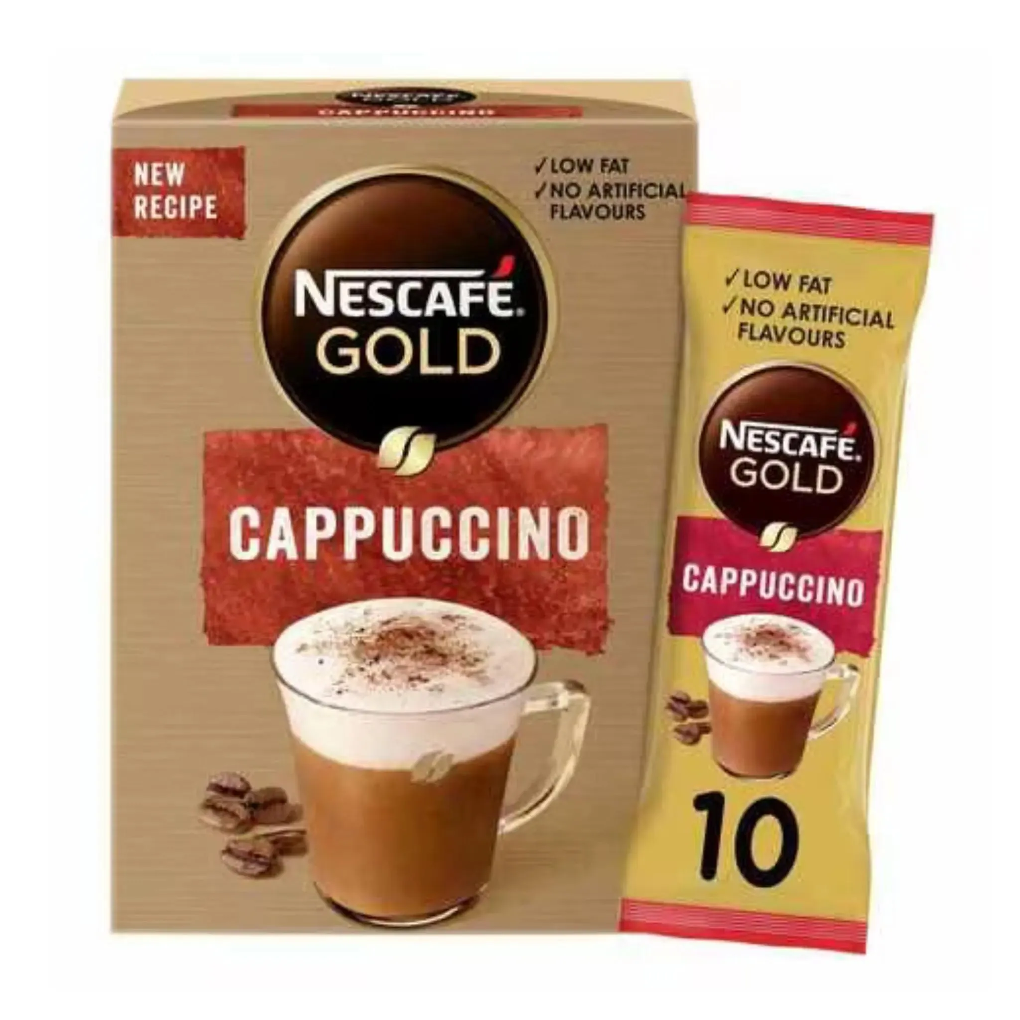 Nescafe Gold Cappuccino Sweetened - 15.5gx10x10 (1 carton)