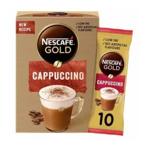Nescafe Gold Cappuccino Sweetened - 15.5gx10x10 (1 carton)