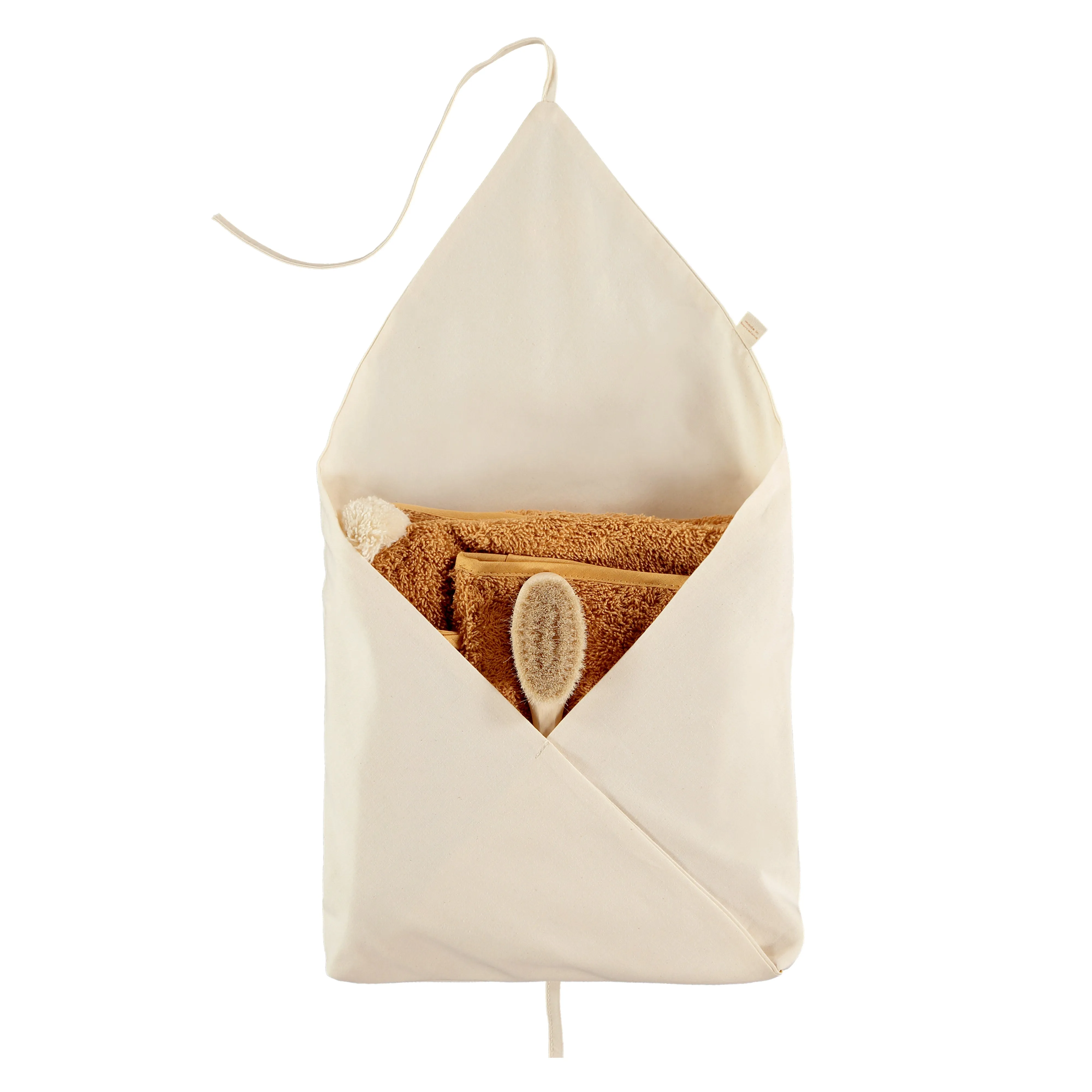 nobodinoz So Cute Baby Bath Cape Caramel