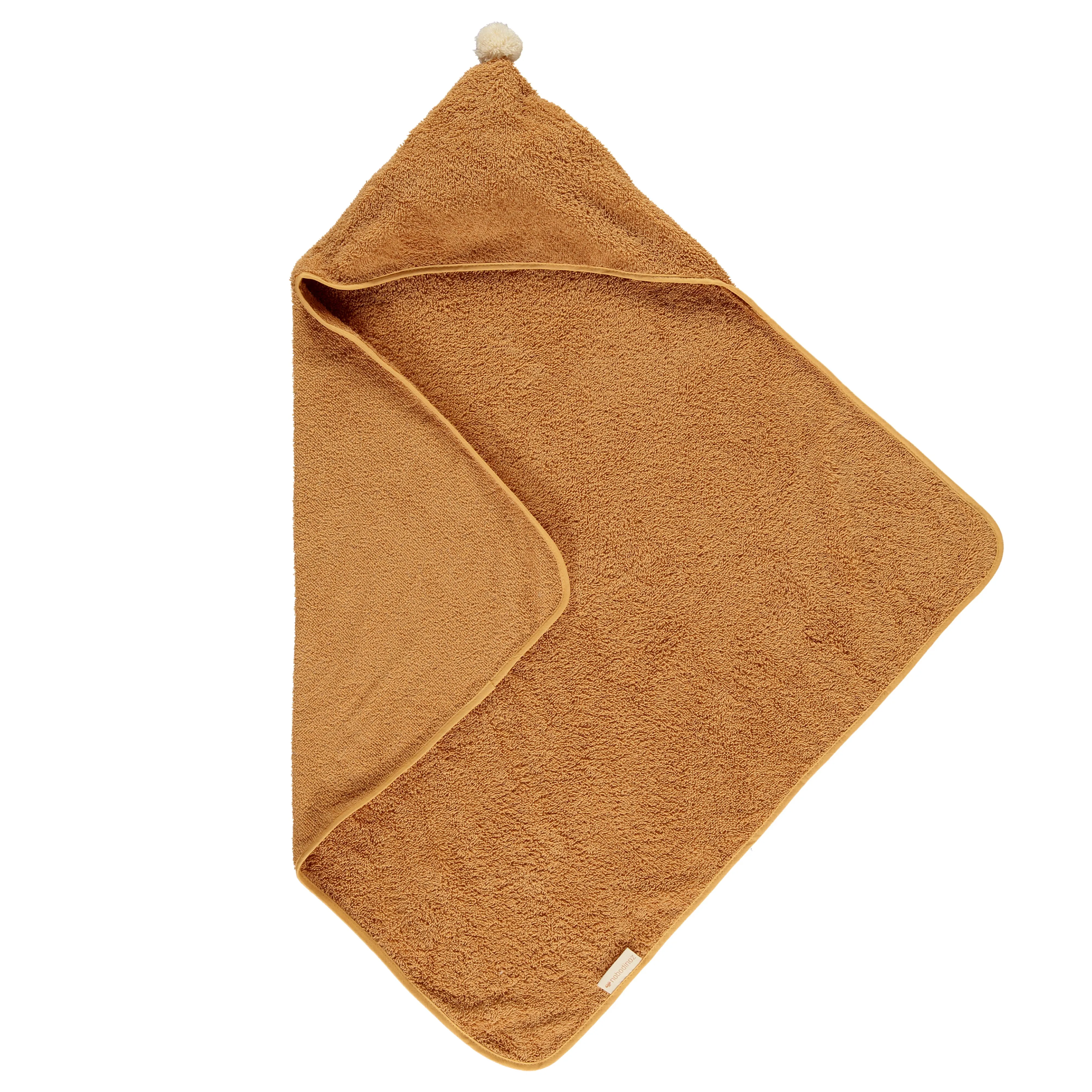 nobodinoz So Cute Baby Bath Cape Caramel