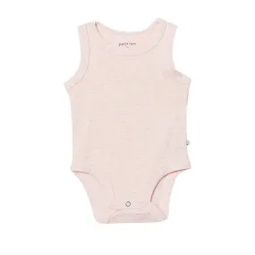 Organic Pink Sleeveless Onesie