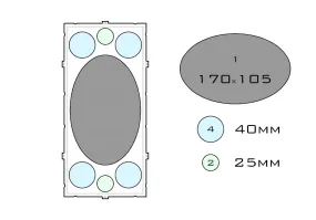 OVAL E170.1 40.4 25.2 | Medium Layout Layer