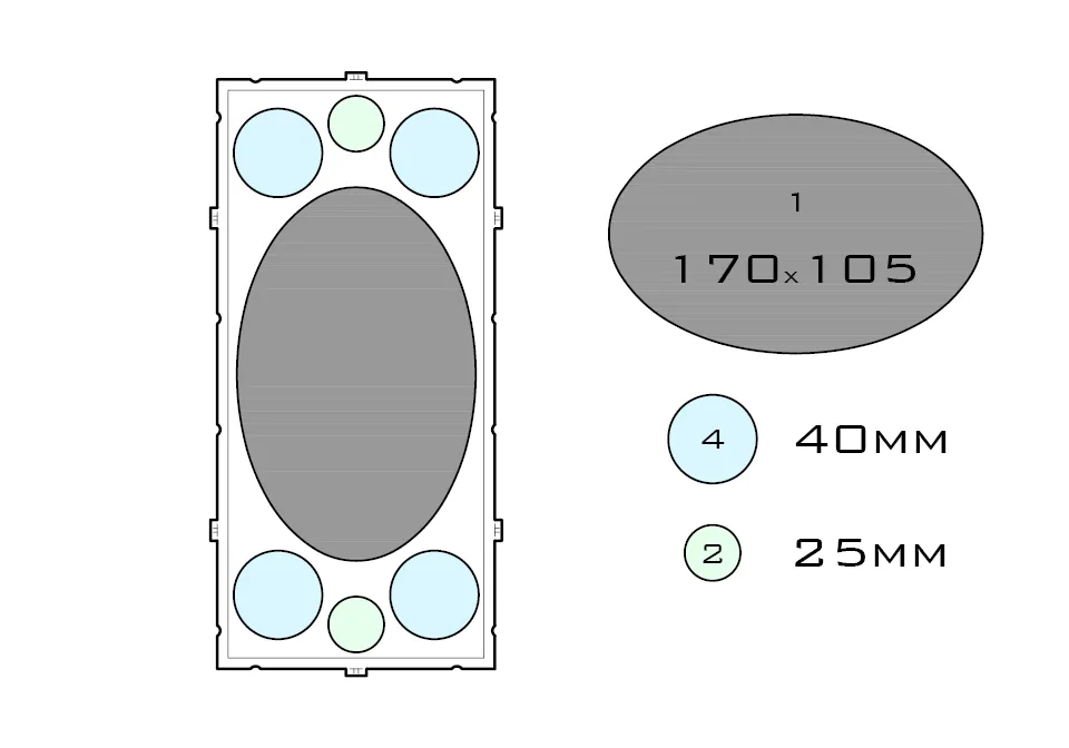 OVAL E170.1 40.4 25.2 | Medium Layout Layer