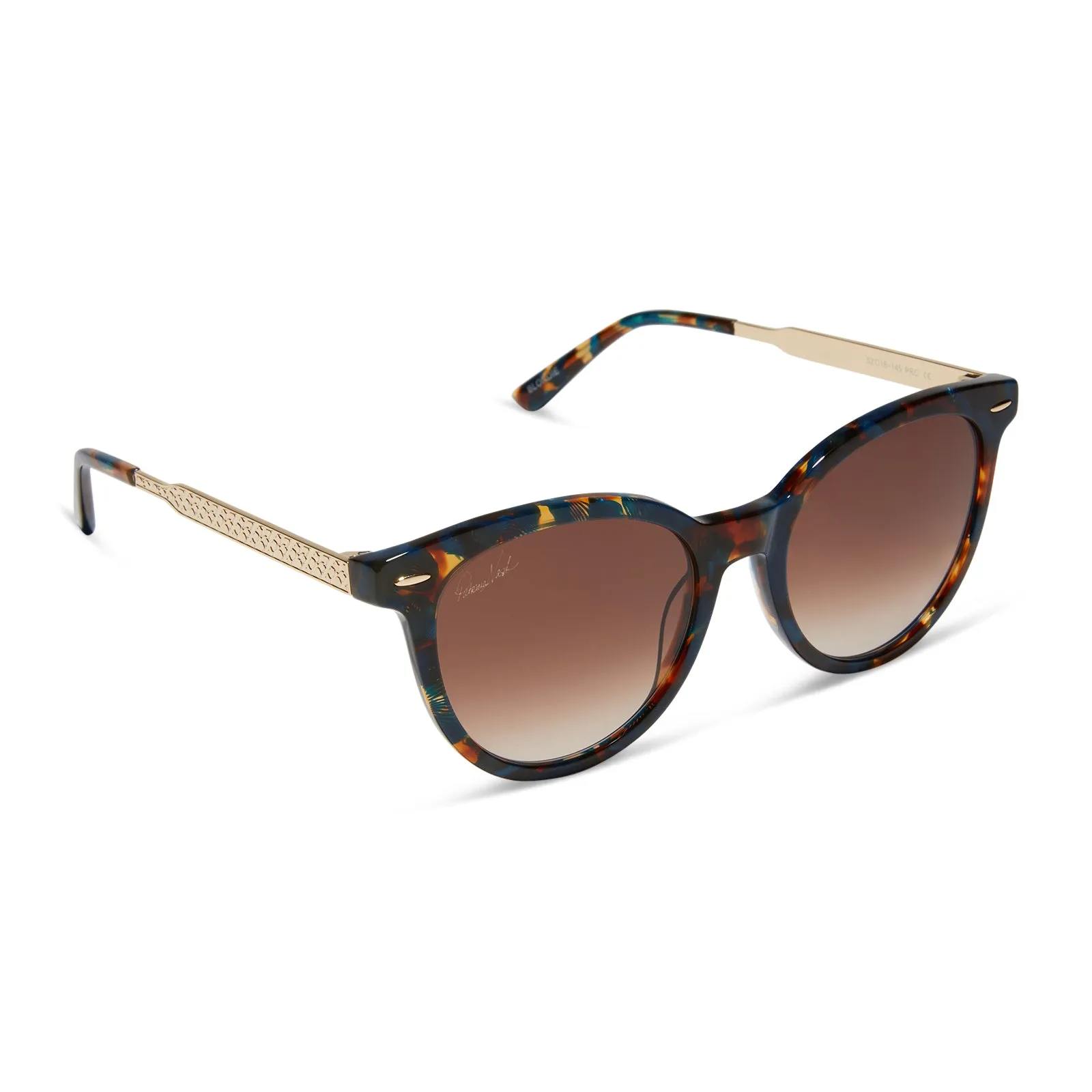 PATRICIA NASH - BLONDIE   PRAIRIE TORTOISE   BROWN GRADIENT SUNGLASSES