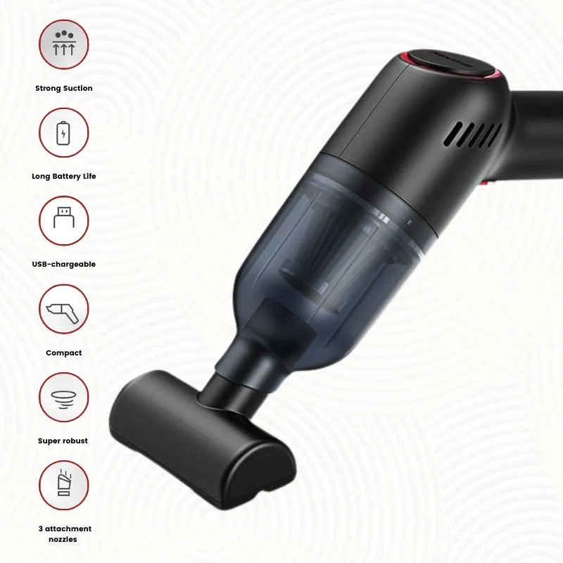 Portable Wireless Vacuum Cleaner For Pet Fur and Litter
