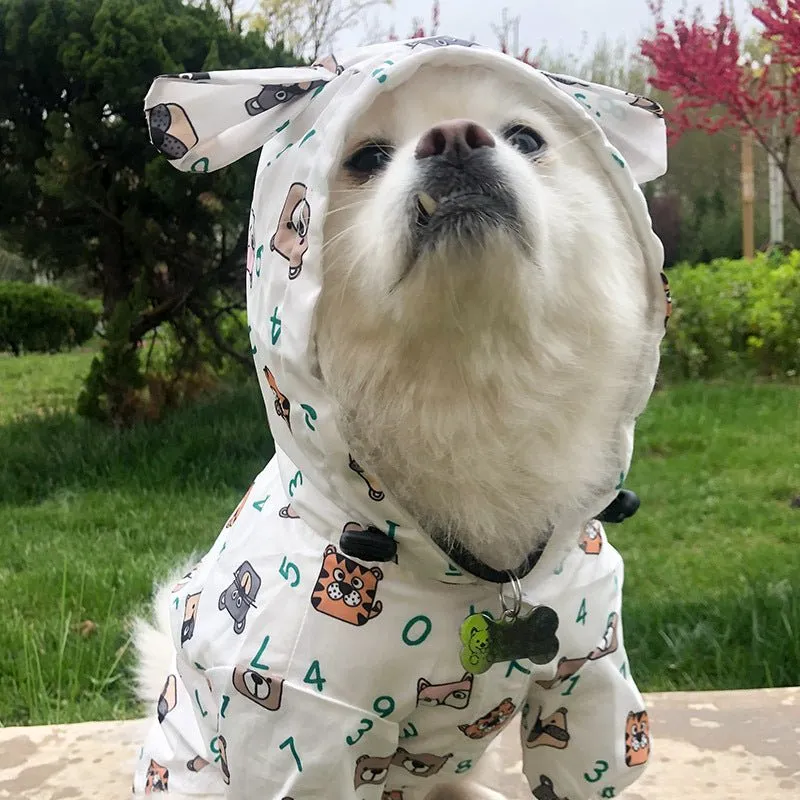 Printed Rain Coat