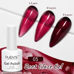 PUENTE Quick Extension Nail Gel Polish  Soot glaze gel 05