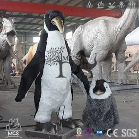 Realistic Animatronic Penguin Family Models-MAP004