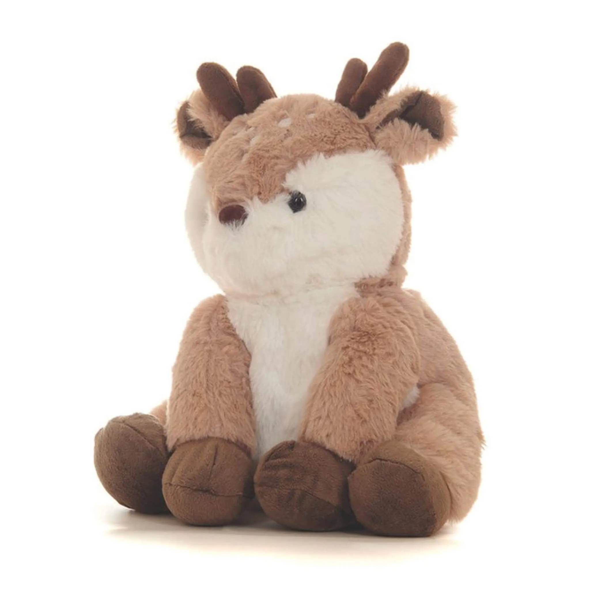 Reindeer Snuggable Hottie Heatable Animal Toy with Microwavable Pouch