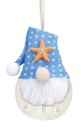 RESIN ORNAMENT - SAND DOLLAR GNOME - LEWES