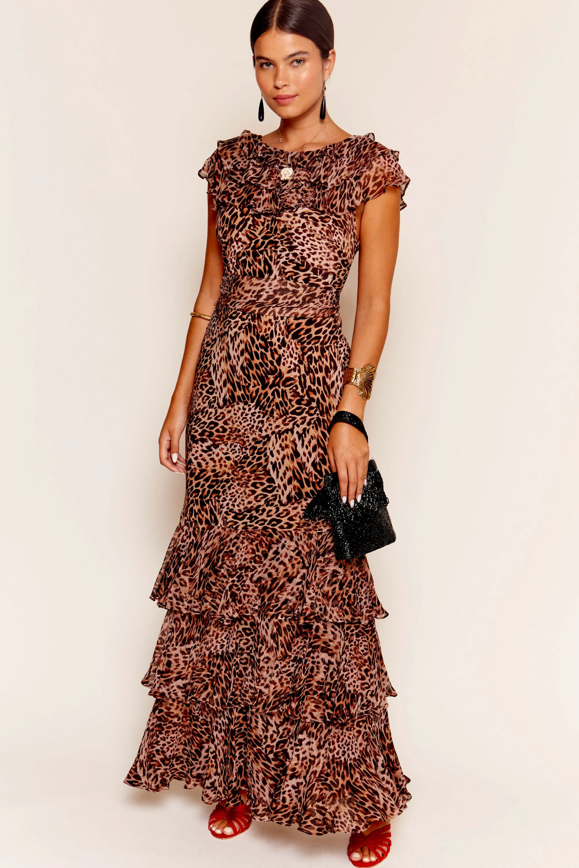 Rio - Leopard Patchwork Brown