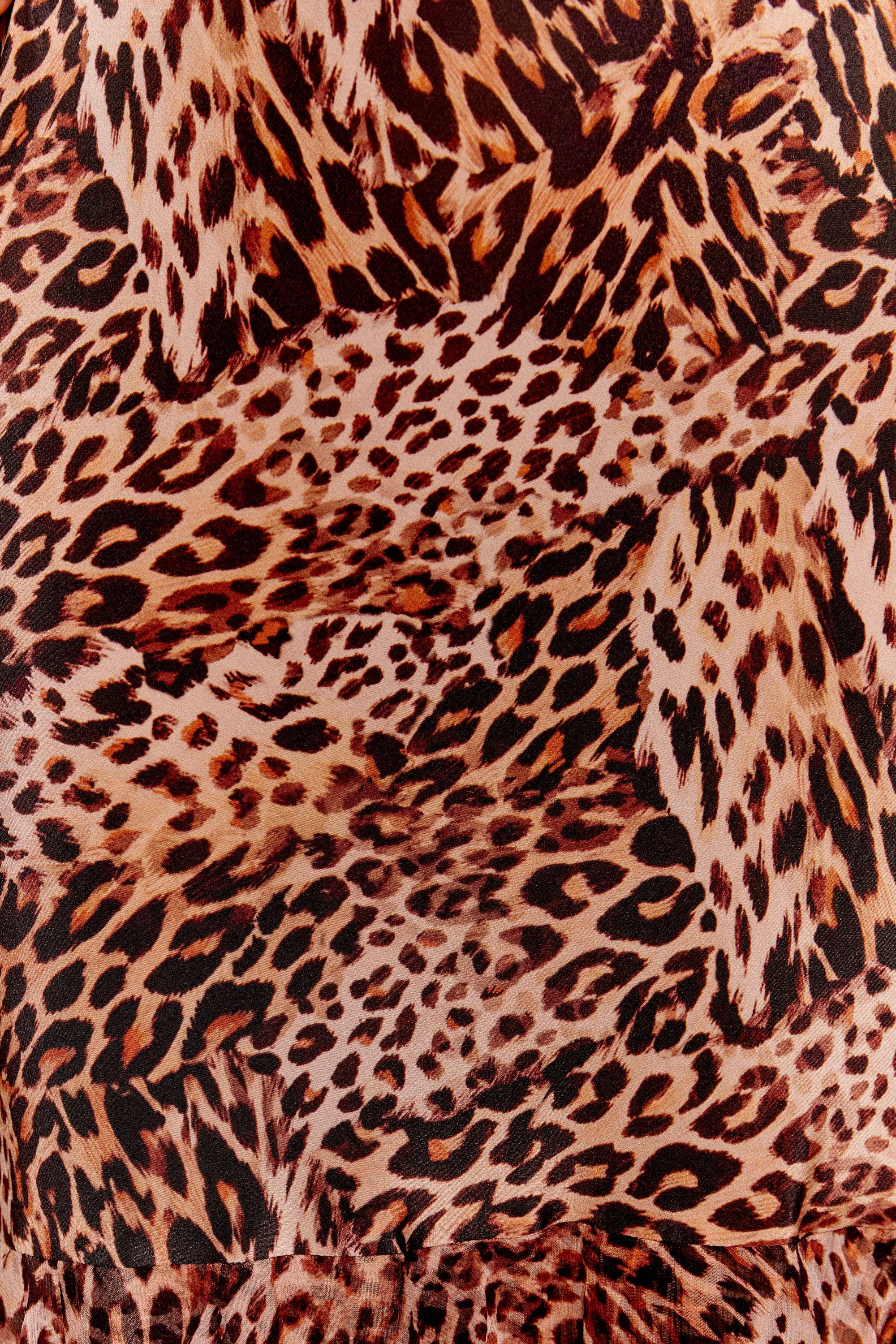 Rio - Leopard Patchwork Brown