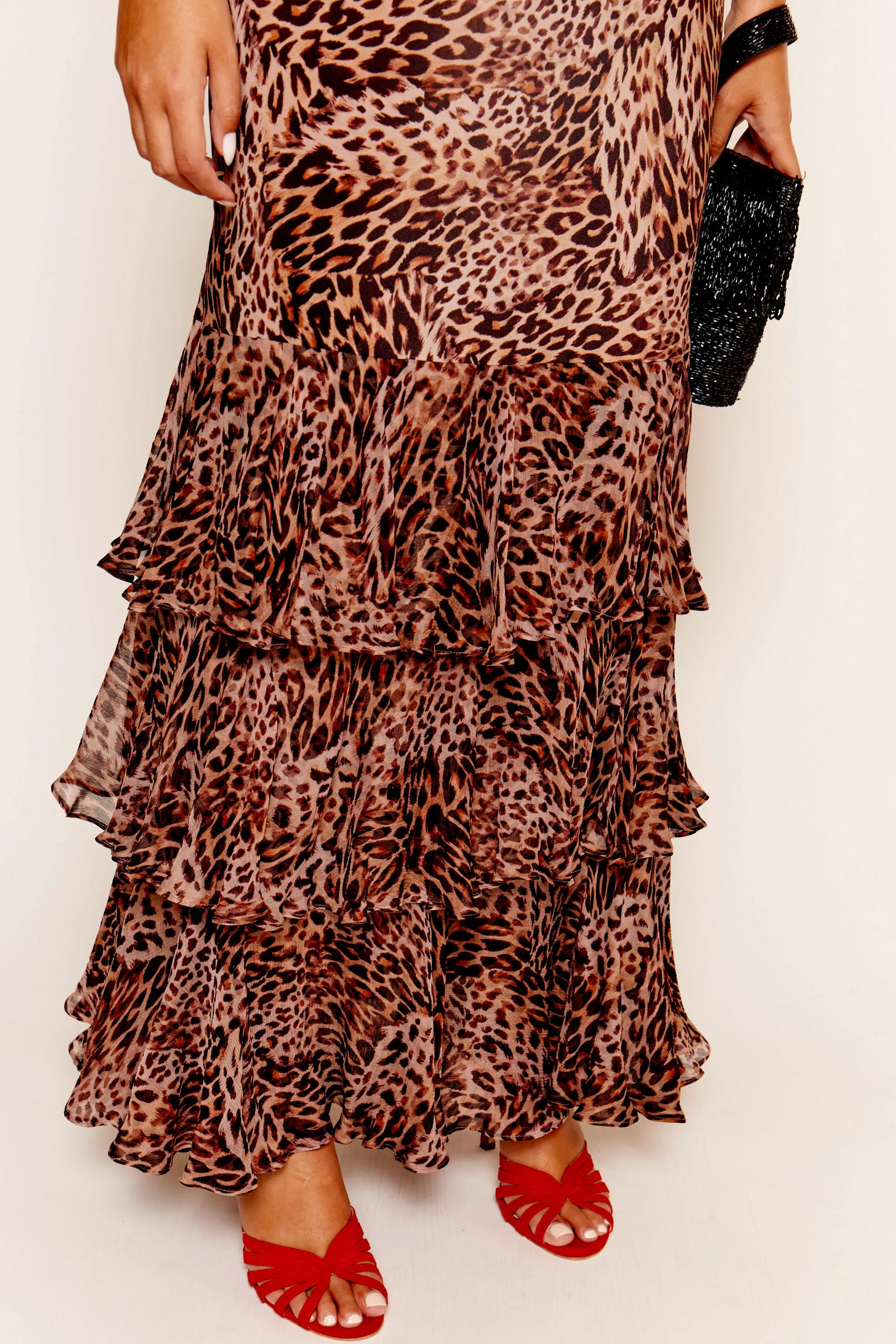 Rio - Leopard Patchwork Brown