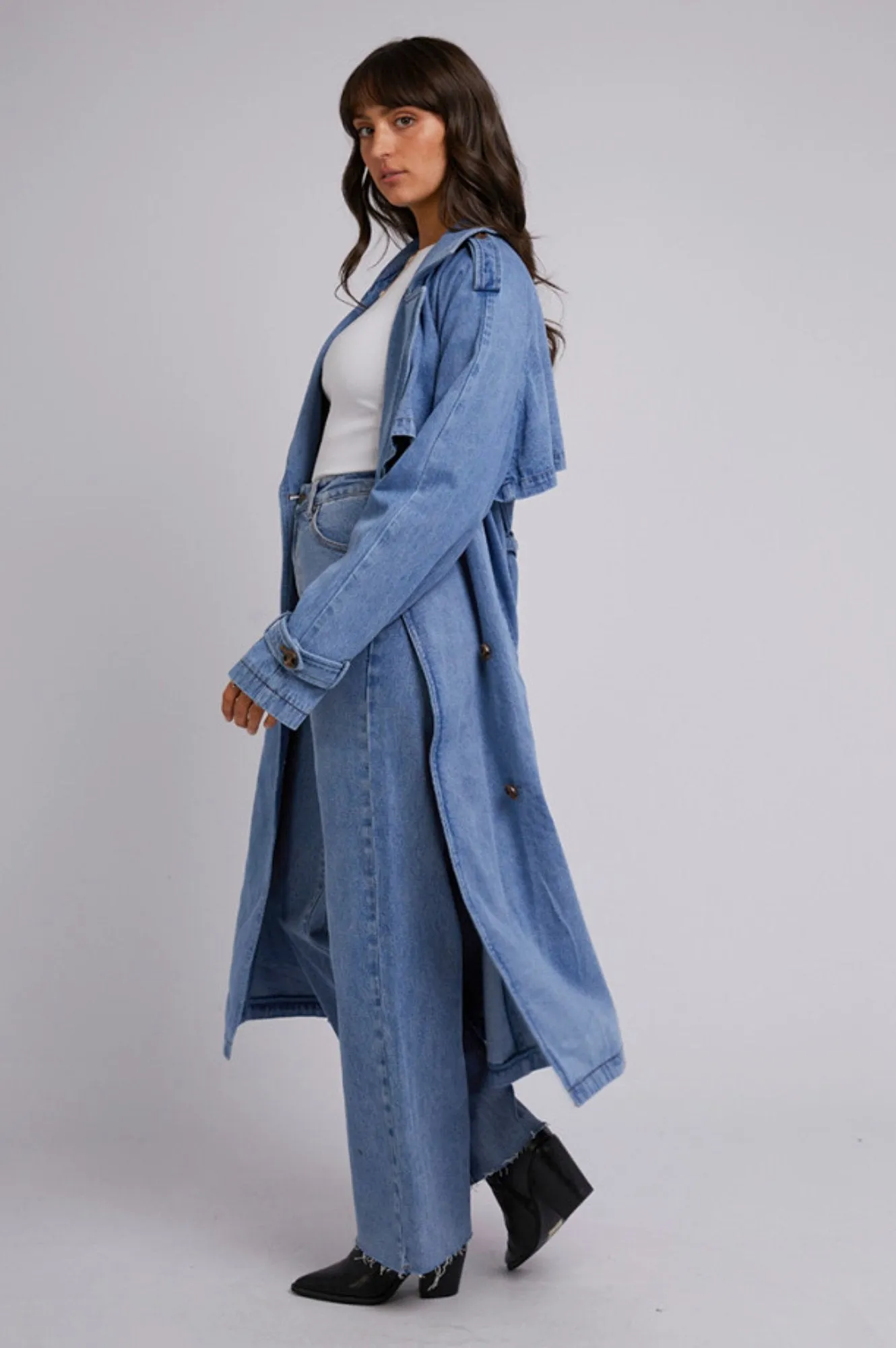 Rio Trench Coat - Heritage Blue