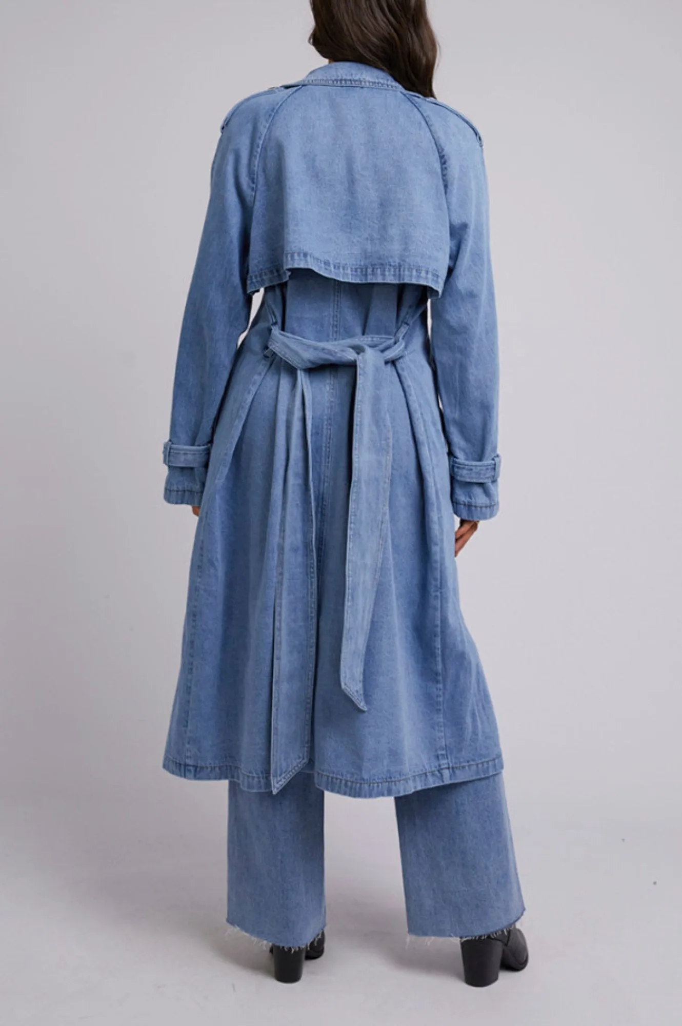 Rio Trench Coat - Heritage Blue