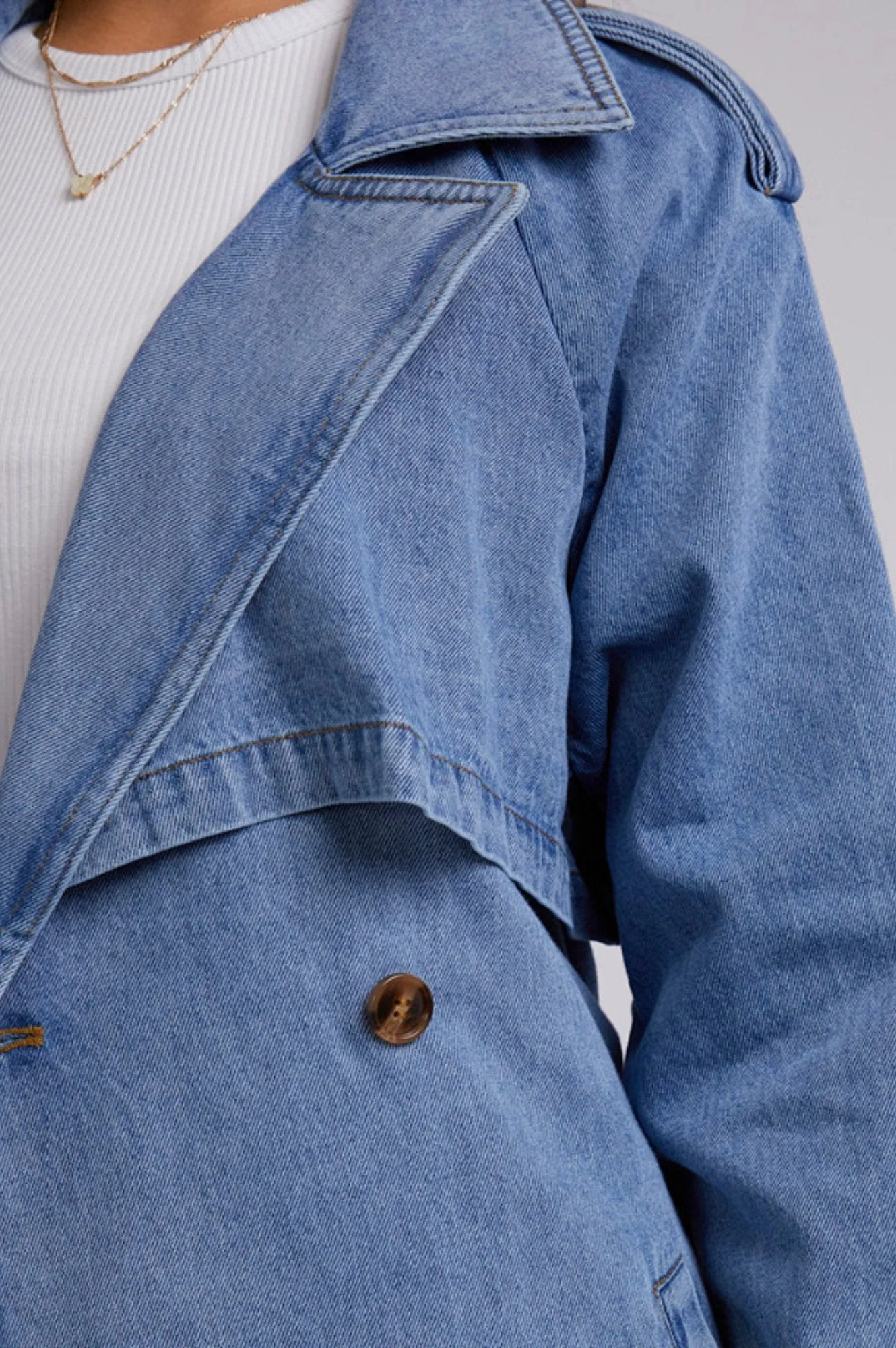Rio Trench Coat - Heritage Blue