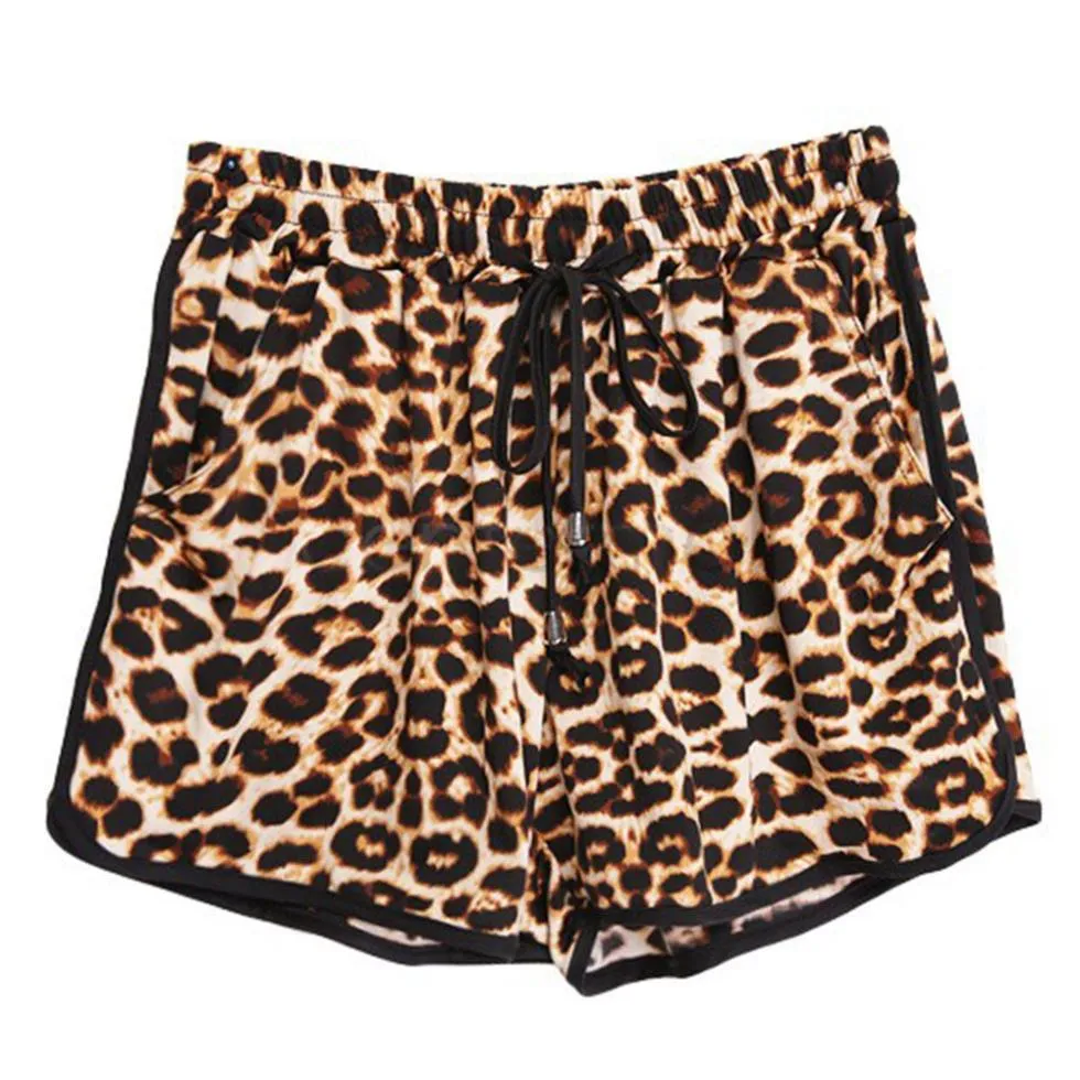Sexy Leopard Printed Mini Shorts
