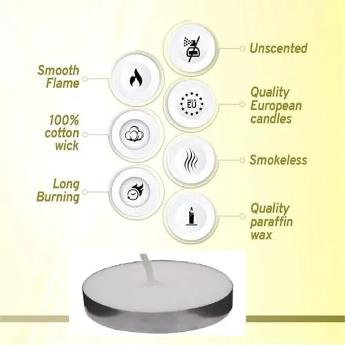 Shoppy Assist-Pack of 200 Pcs_2hrs_Unscented Smokeless Wax Tealight,White,Candle Home Decoration Long-Lasting Decor,Burn Time,Diwali,Festival,Christmas,New Year,Gift,Light Starts@ Rs 199