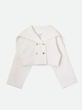 SHORT SAILOR KNIT JACKET