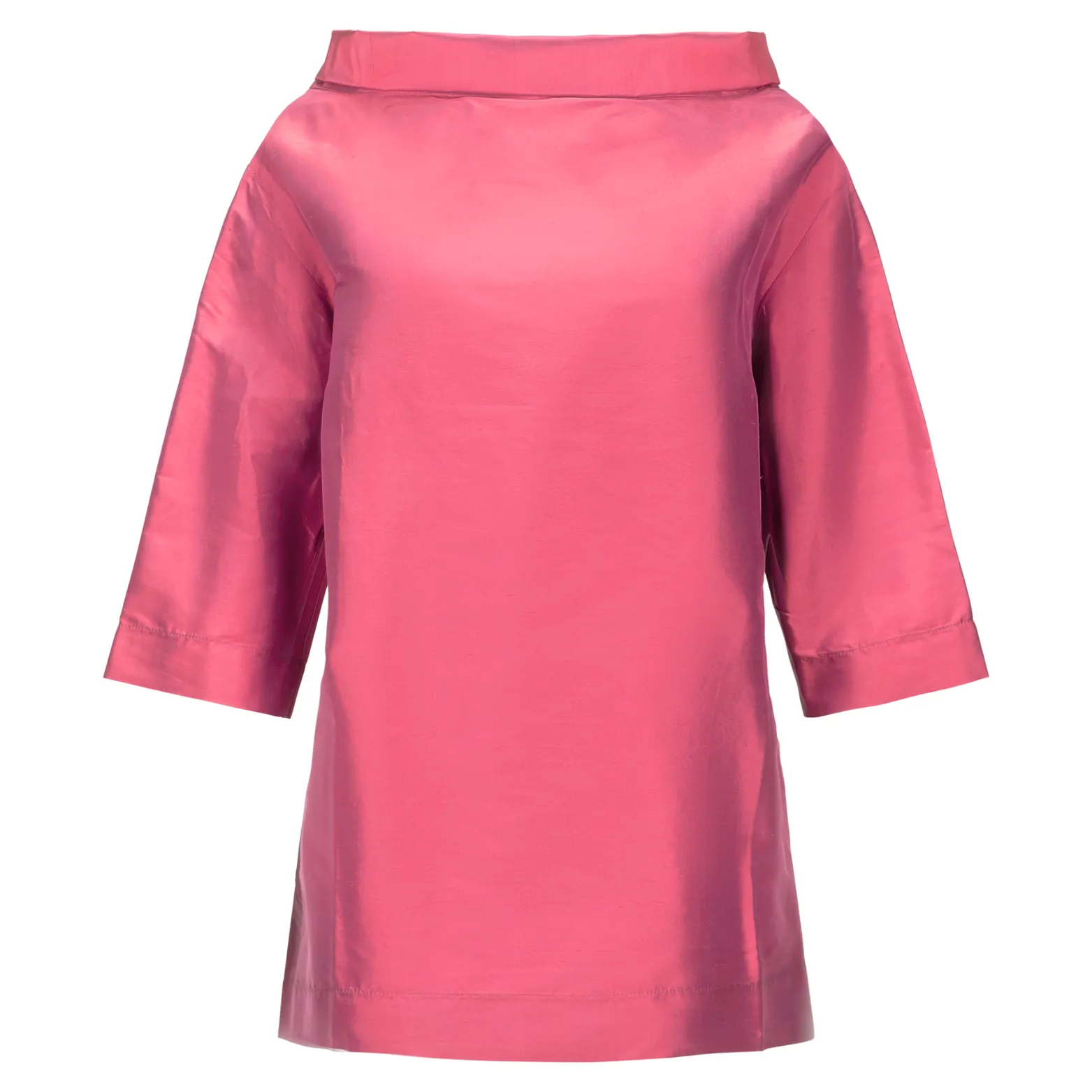 Silk Marinella Tunic - Coral